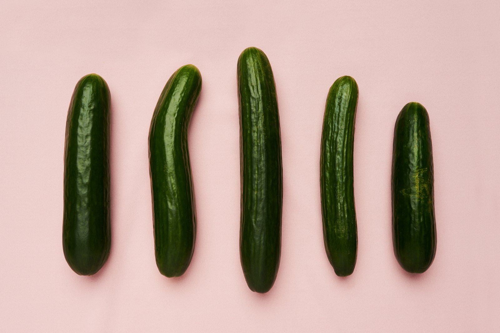 Le concombre comme symbole de différentes formes de pénis