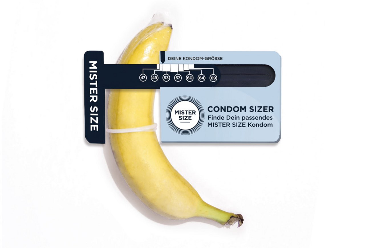 Condom Sizer avec banane