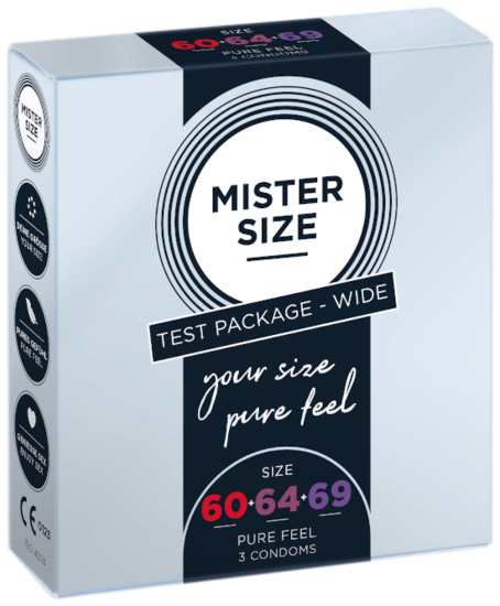 Kit d'essai MISTER SIZE Wide 60-64-69 (3 préservatifs)